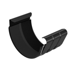 BRYZA STAL Złączka rynnowa 125 mm - CZERŃ